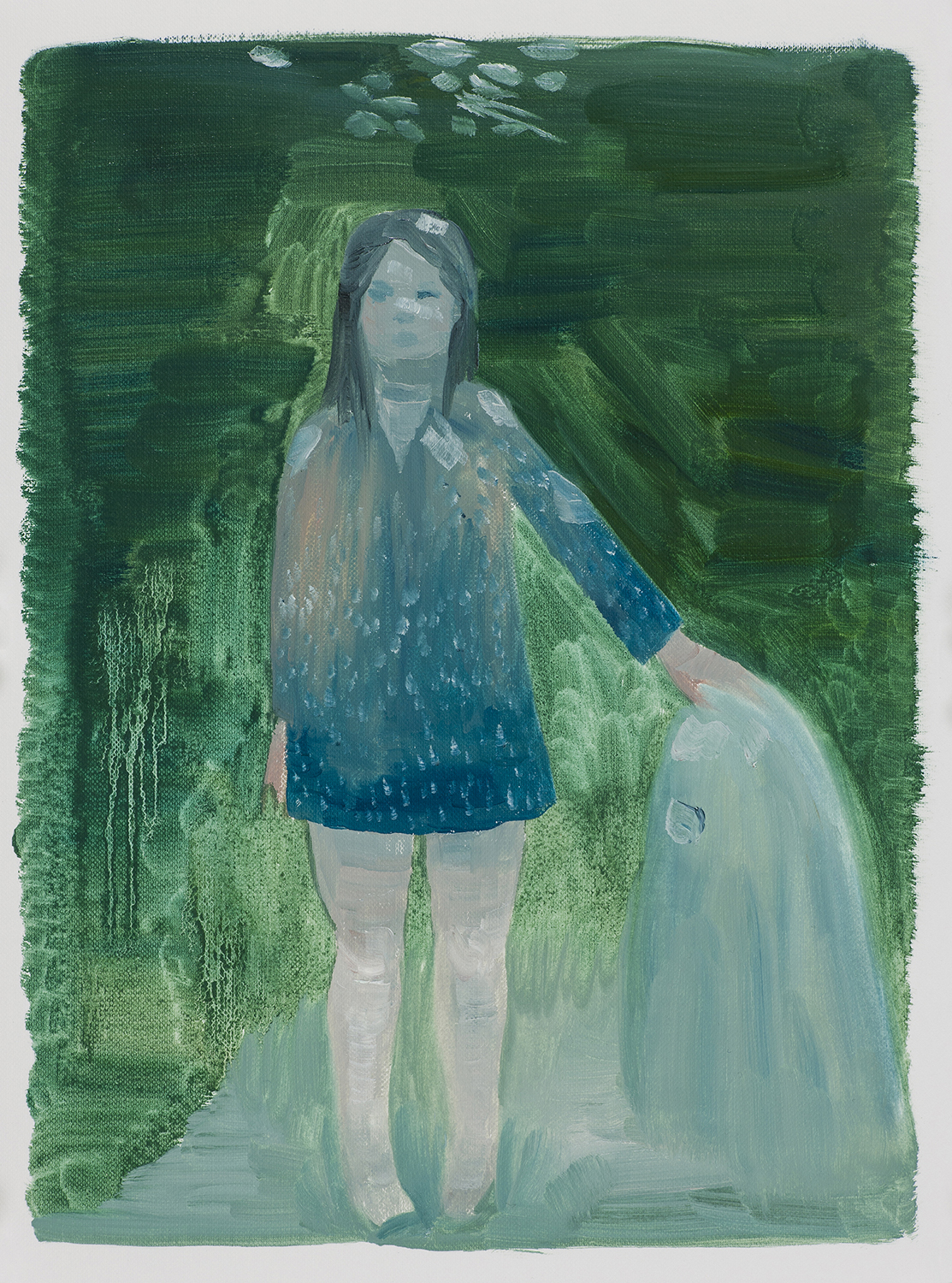 입김이 나오지 않는 여자와 풍경들, 2015, oil on paper, 32  x 24cm.jpg