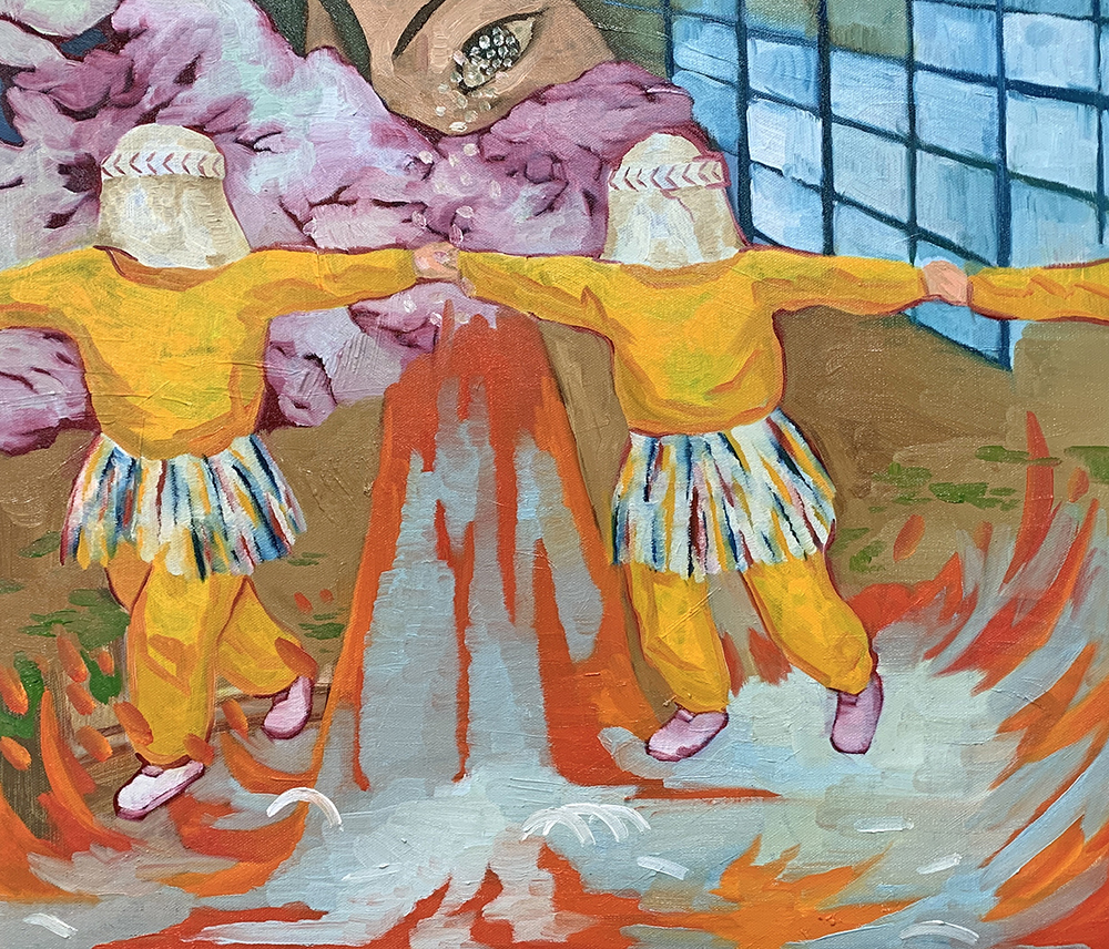 타오르는 물과 춤과 뼈, 2021, oil on canvas, 45.5cm x 53cm.jpg