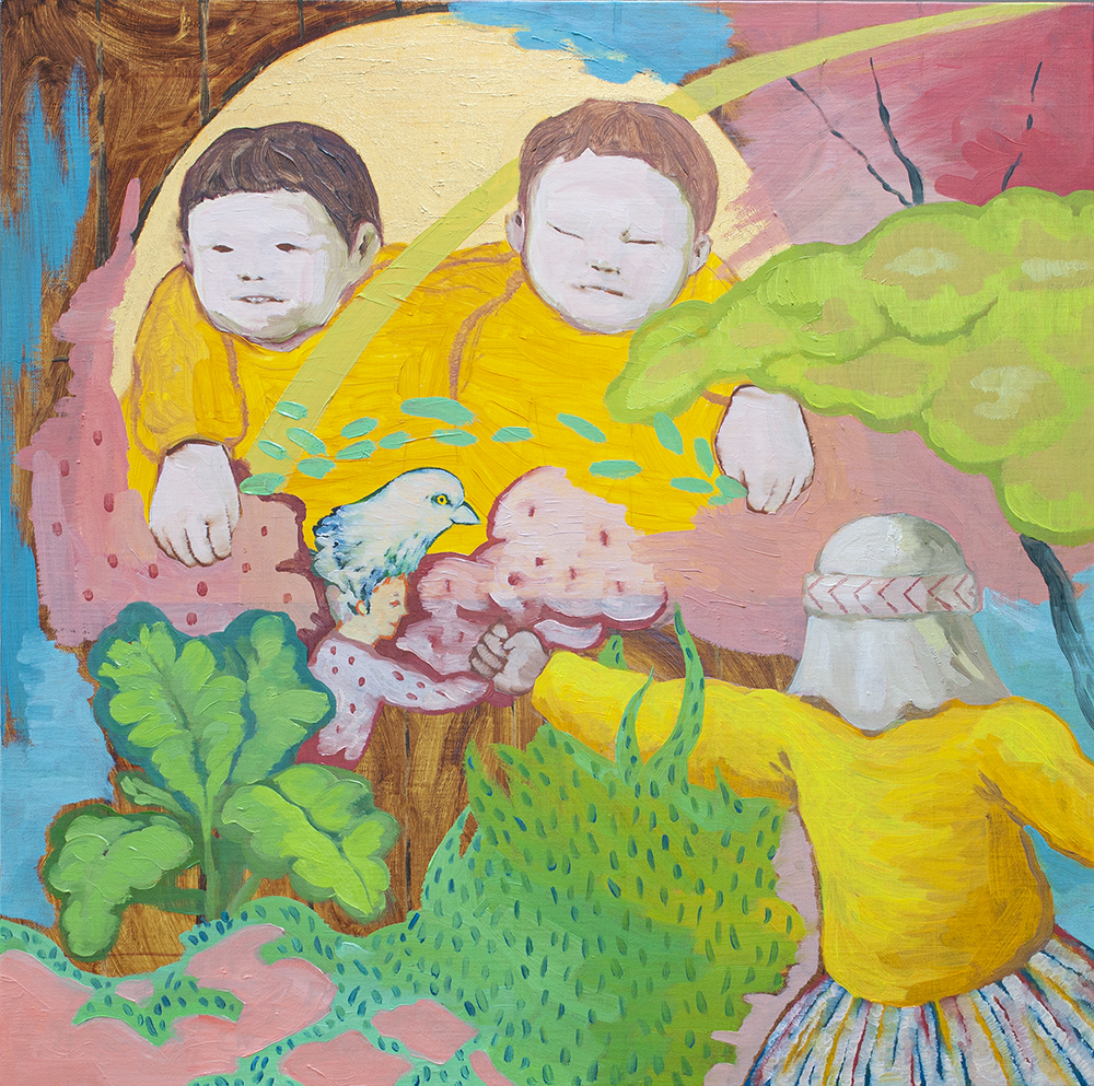 모든 시간의 합, 2021, oil on canvas, 60.6cm x 60.6cm.jpg