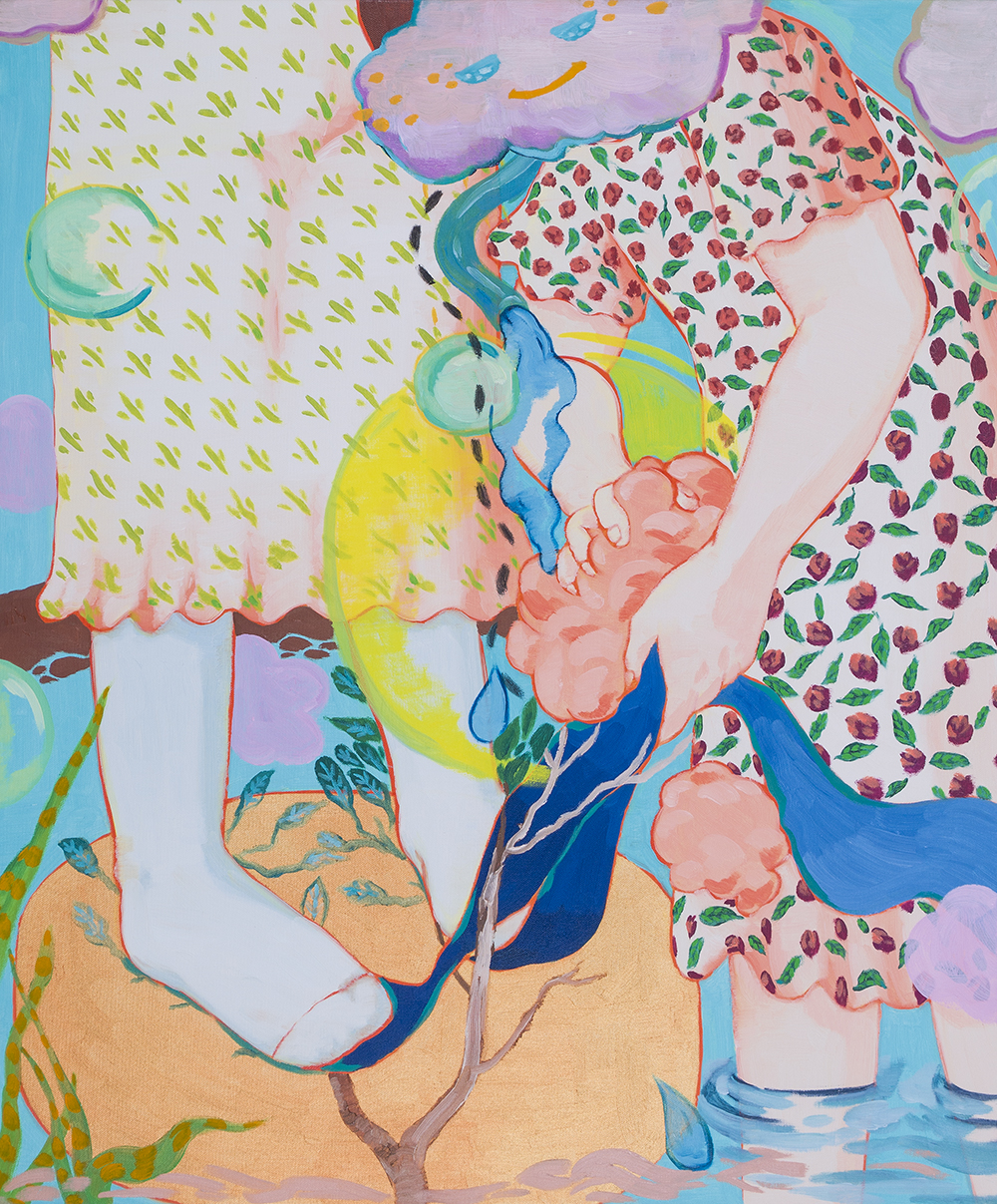너의 그림자를 씻기며, 2022, oil on canvas, 90.9cm 72.7cm.jpg