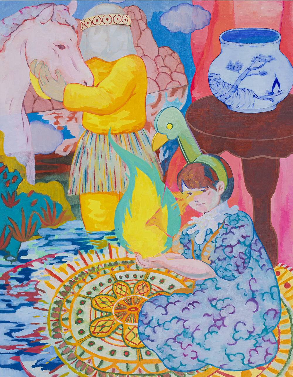 다정함에 대한 디오라마, 2022, oil on canvas, 116.8cm x 91cm.jpg