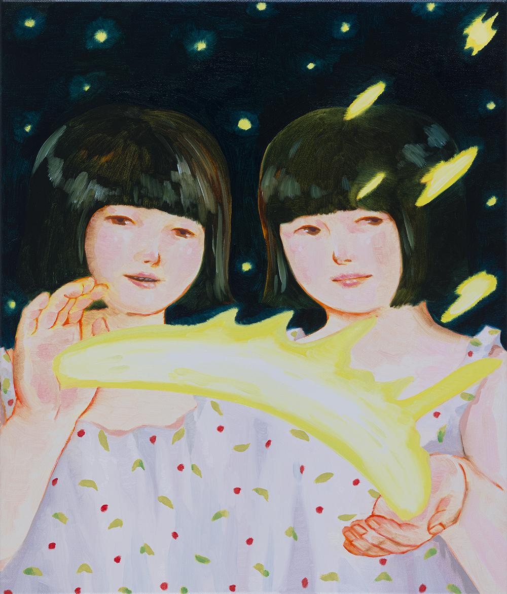 의지의 파편은 저 먼 곳에서 항성이 되고, 2023, oil on canvas, 53cm x 45.5cm.jpg