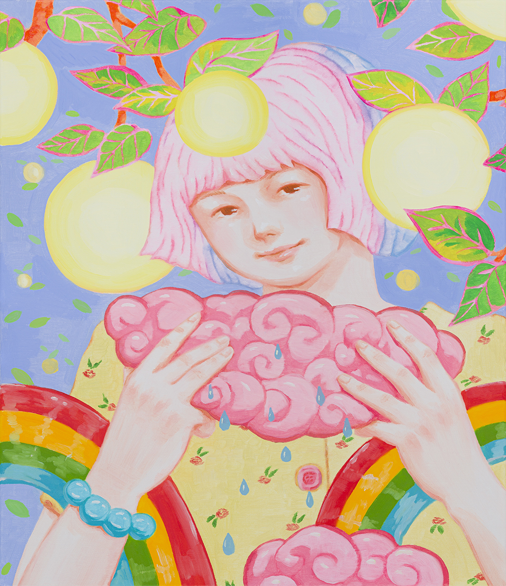 마음을 내는 사람_The Heart that Bears Fruit, 2024, oil on canvas, 53cm x 45.5cm.jpg