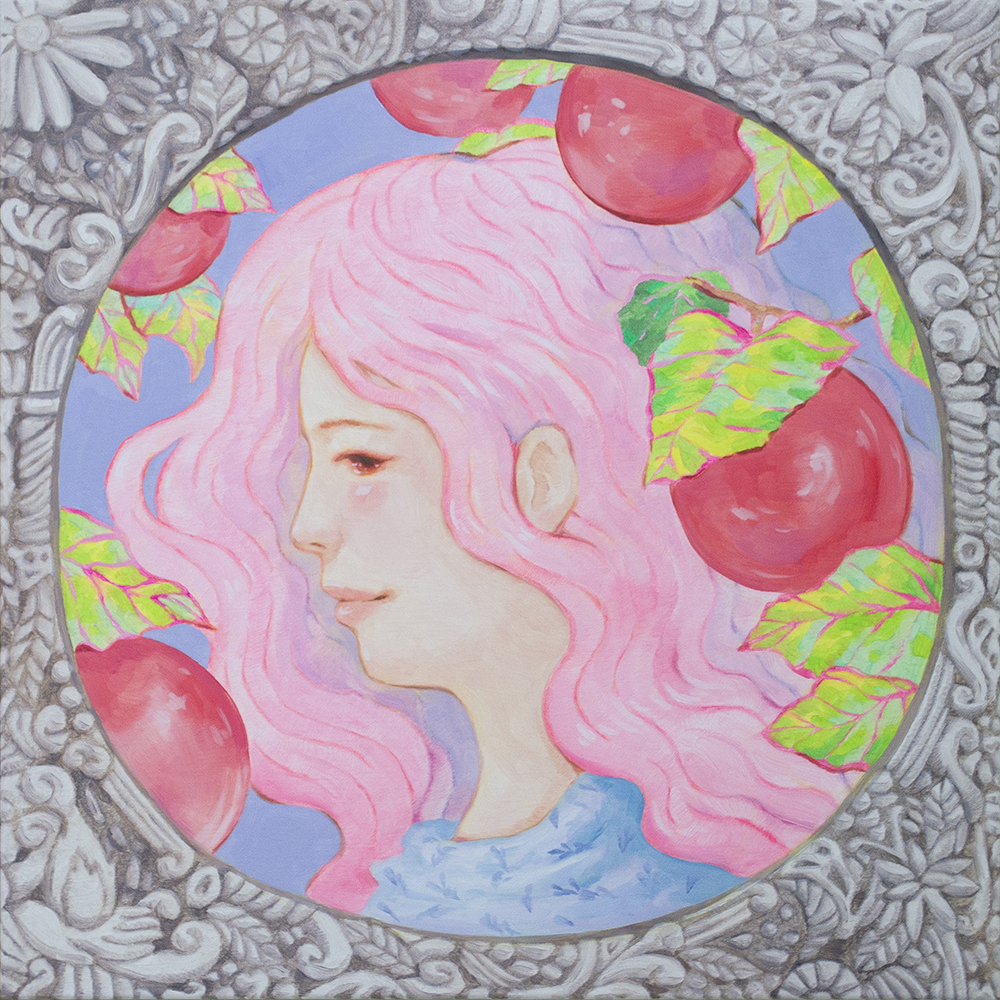열매에 관한 전설같은 이야기_The Mythical Tale of Fruits, 2025, oil on canvas, 50cm x 50cm.jpg